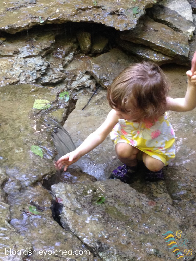 5 summer sensory activities for kids - wading in a creek!