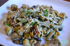 Pesto Tofu Pasta : Golden Reflections Blog