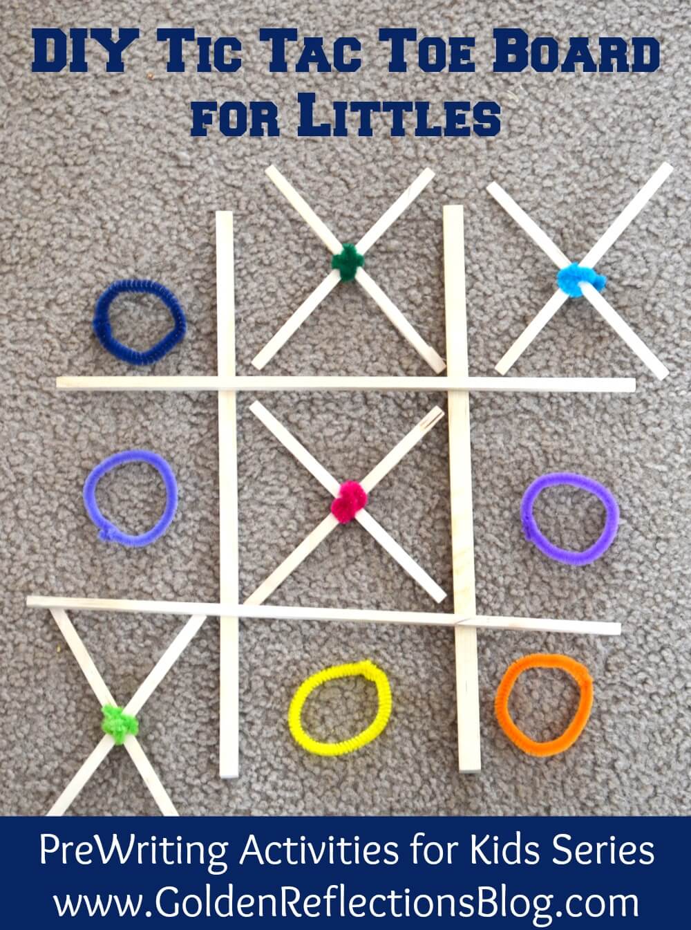 make your own tic tac toe game for kids