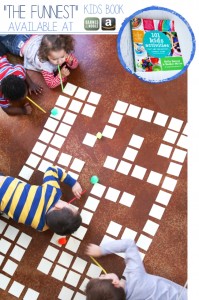 Sticky note pom pom maze - From 101 Kids Activities Book | www.GoldenReflectionsBlog.com