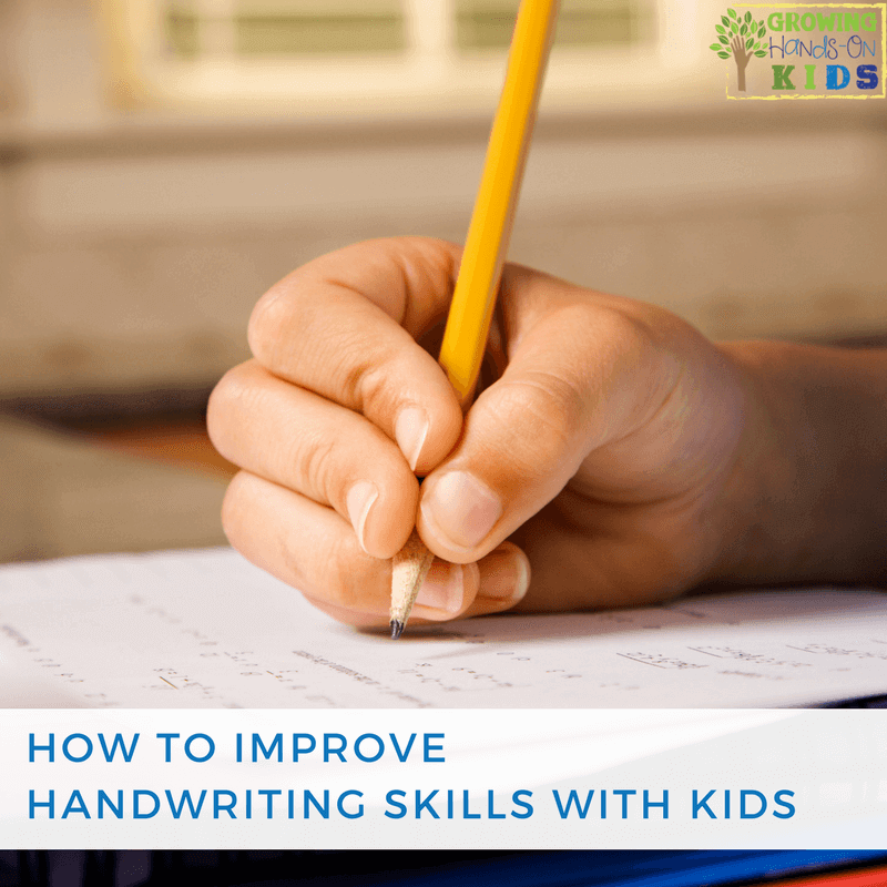 How to Help 3 & 4 Year Olds Learning Handwriting - Busy Toddler