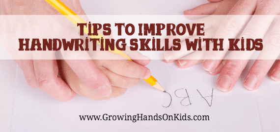 Tools and Tips to Help Kids in Improved handwriting