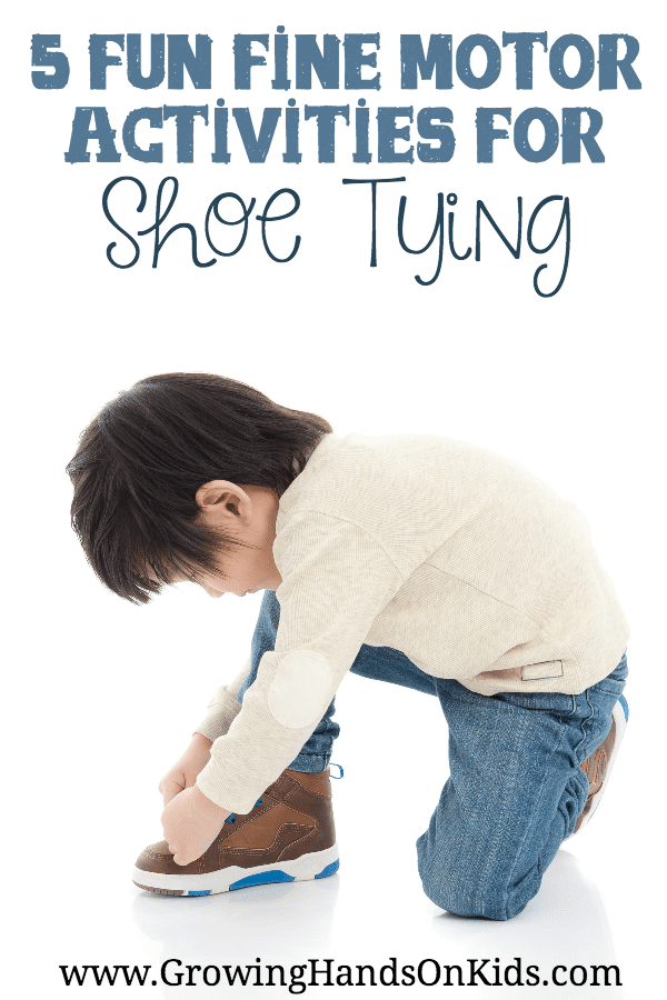 shoe tying activities