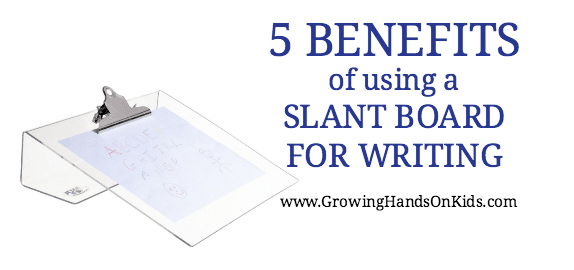 Mini Writing Slant Boards (with a free pencil holder clip