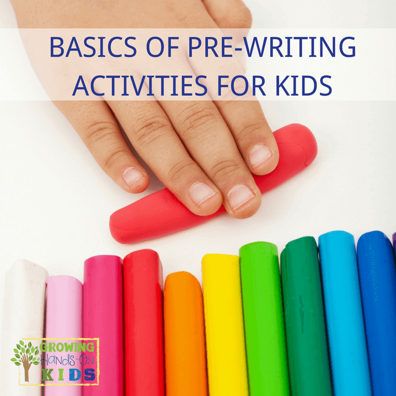 basics of pre writing activities and skills for kids