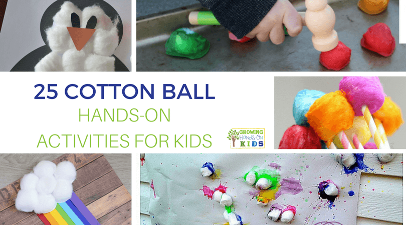 25 Cotton Ball Hands-On Activities for Kids
