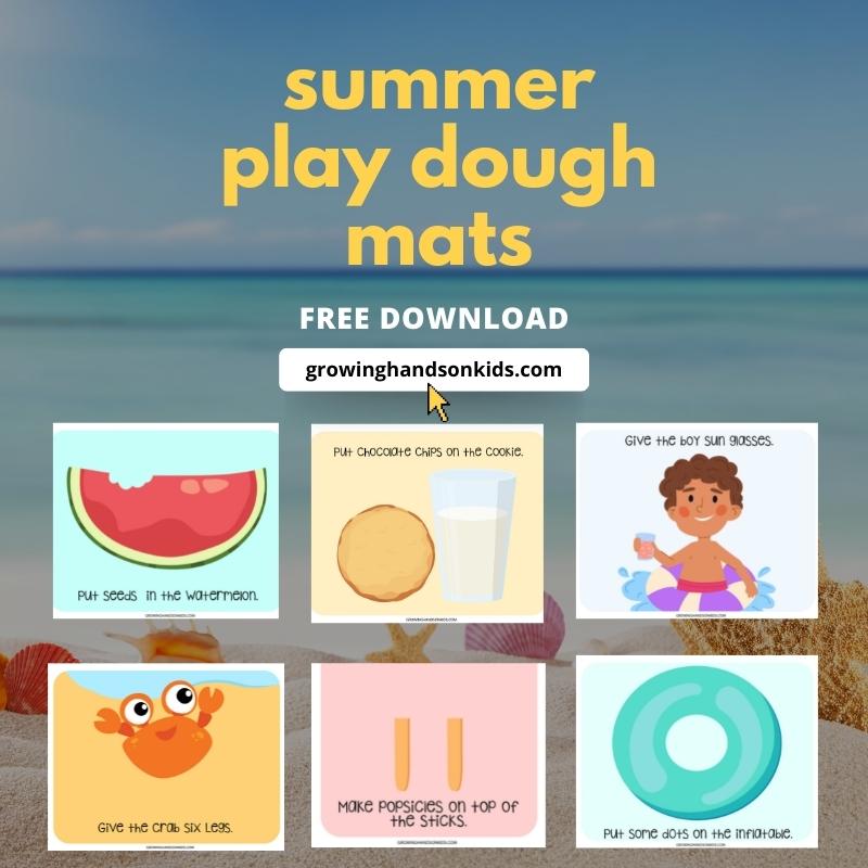 Play Doh - Tools, Recipes & Free Printable Mats - Preschool